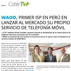 WAOO se convertirá en la primera marca en operar sobre la Plataforma de servicios móviles de SUMA Perú